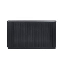 Load image into Gallery viewer, Louis Black Fluted SideBoard - 142Wcm x 40Dcm x 80Hcm
