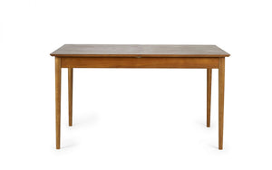 Lowry Extending Dining Table with 2 Drawers - Cherry Ash Finish - Matching Chair Option