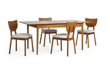 Load image into Gallery viewer, Lowry Extending Dining Table with 2 Drawers - Cherry Ash Finish - Matching Chair Option
