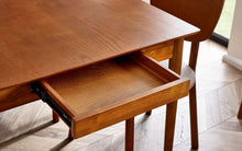 Load image into Gallery viewer, Lowry Extending Dining Table with 2 Drawers - Cherry Ash Finish - Matching Chair Option
