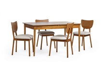 Load image into Gallery viewer, Lowry Extending Dining Table with 2 Drawers - Cherry Ash Finish - Matching Chair Option
