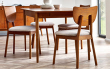 Load image into Gallery viewer, Lowry Extending Dining Table with 2 Drawers - Cherry Ash Finish - Matching Chair Option
