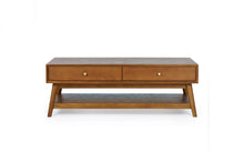 Load image into Gallery viewer, Lowry 2 Drawer Coffee Table - Cherry Ash Finish
