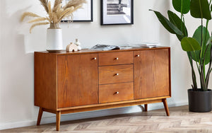 Lowry Large Sideboard - Cherry Ash Finish