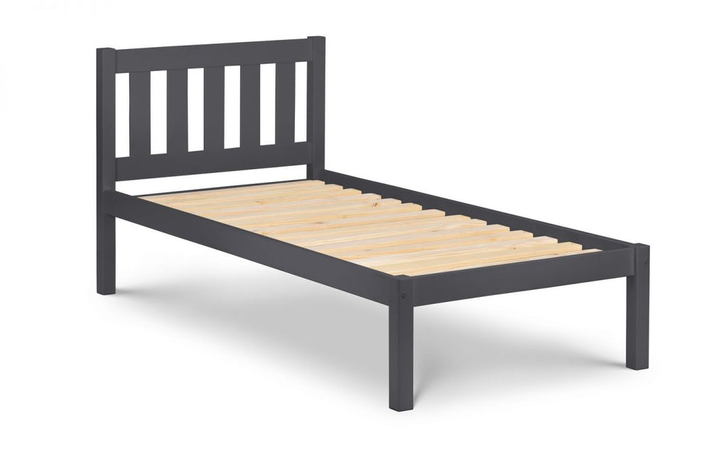 Contemporary Luna Bed - Single or Double - Available in Dove Grey, Surf White or Anthracite Grey&nbsp;