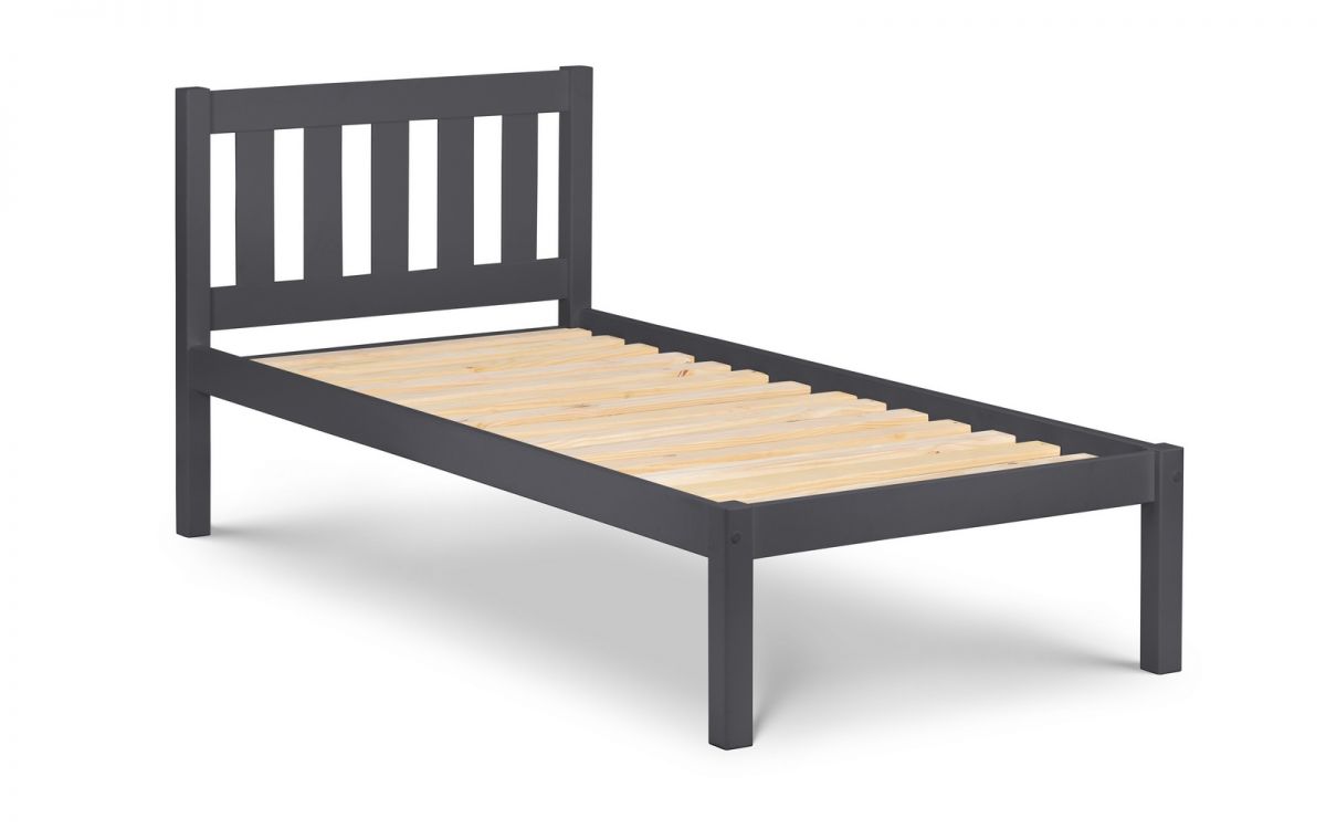 Contemporary Luna Bed - Single or Double - Available in Dove Grey, Surf White or Anthracite Grey&nbsp;