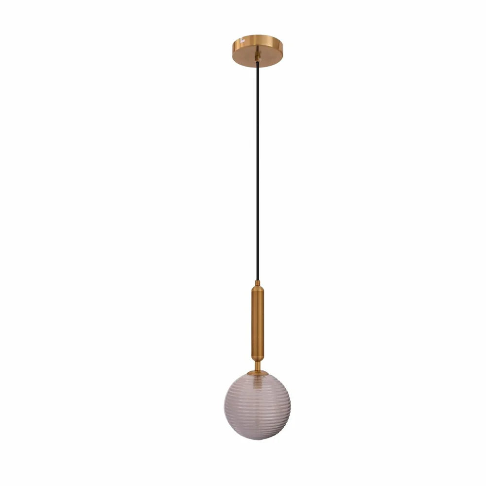 Uranus Chandelier Ceiling Light Pyramid Smoky Glass Gold Body 10xG9 - Minimal Striped Reeded Clear-Opal Globe Wall Light or a Beautiful Single Orb Ceiling LightAvailable