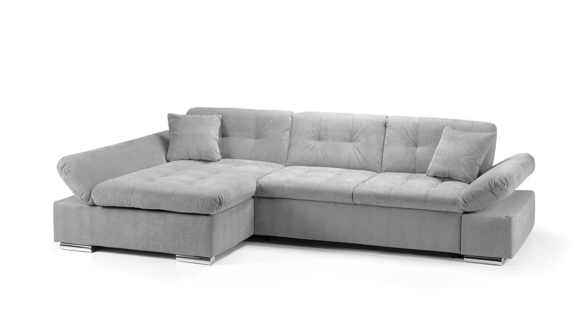 Malvi SofaBed - Colours Grey or Black & Grey - Available in LHF/RHF Corner