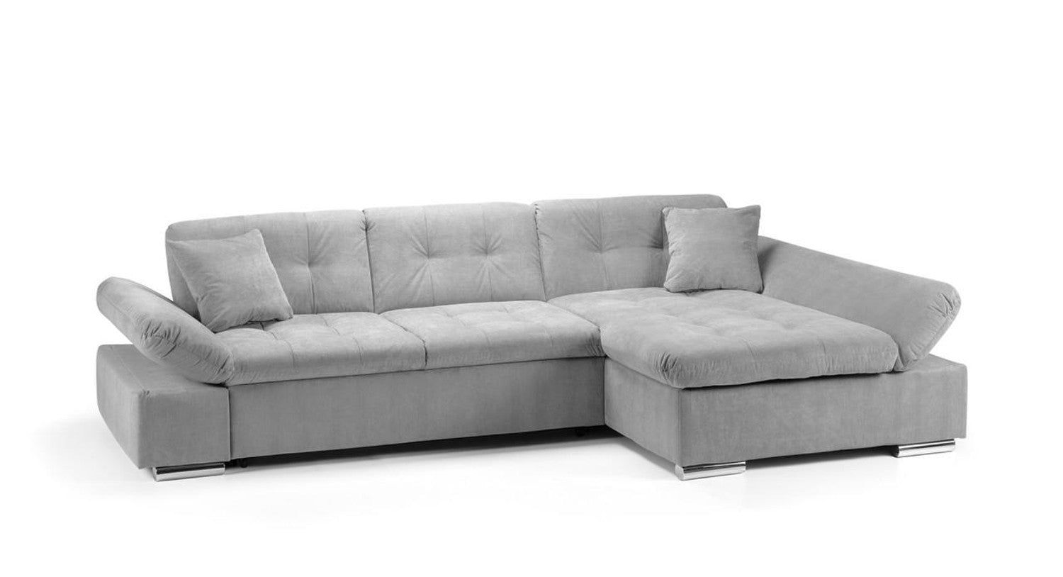 Malvi SofaBed - Colours Grey or Black & Grey - Available in LHF/RHF Corner