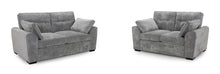 Load image into Gallery viewer, Maxwell Sofa Set - Grey Plush - Available in 3, 2 &amp; Armchair
