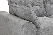 Load image into Gallery viewer, Maxwell Sofa Set - Grey Plush - Available in 3, 2 &amp; Armchair
