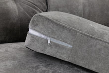 Load image into Gallery viewer, Maxwell Sofa Set - Grey Plush - Available in 3, 2 &amp; Armchair
