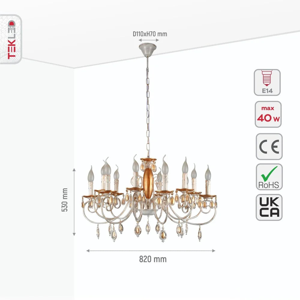 ` - Available in 6, 8 & 12 Candle