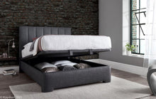 Load image into Gallery viewer, Medburn Storage Bed - Slate or Grey Colour Choice - Available in Double, Kingsize and SuperKing
