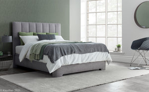 Medburn Storage Bed - Slate or Grey Colour Choice - Available in Double, Kingsize and SuperKing