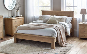 Memphis Limed Oak Bed