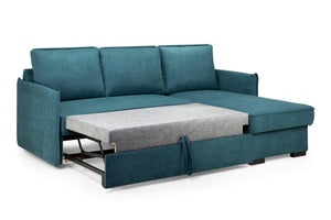 Miel SofaBed - Plus Beige, Plush Grey or plush Teal - Available in Universal Corner