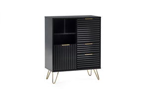 Murano Occasional Range - In Black - Available in: TV Unit, Coffee Table, 2 Door-2 Drawer SideBoard, Large Side Board, Compact Side Board, Lamp Table