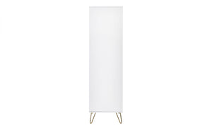 Murano Bedroom Range - In Matt White - Available in: Bedside, 3 Drawer Chest, 5 Drawer Tallboy Chest, 5 Drawer Chest, 6 Drawer Chest & 2 Door-1 Drawer Wardrobe