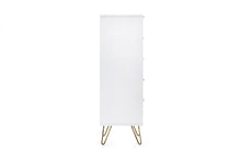 Load image into Gallery viewer, Murano Bedroom Range - In Matt White - Available in: Bedside, 3 Drawer Chest, 5 Drawer Tallboy Chest, 5 Drawer Chest, 6 Drawer Chest &amp; 2 Door-1 Drawer Wardrobe

