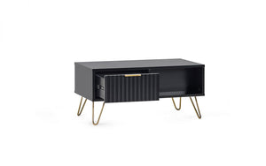 Murano Occasional Range - In Black - Available in: TV Unit, Coffee Table, 2 Door-2 Drawer SideBoard, Large Side Board, Compact Side Board, Lamp Table