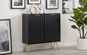 Murano Occasional Range - In Black - Available in: TV Unit, Coffee Table, 2 Door-2 Drawer SideBoard, Large Side Board, Compact Side Board, Lamp Table