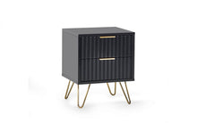 Load image into Gallery viewer, Murano Occasional Range - In Black - Available in: TV Unit, Coffee Table, 2 Door-2 Drawer SideBoard, Large Side Board, Compact Side Board, Lamp Table

