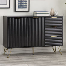 Load image into Gallery viewer, Murano Occasional Range - In Black - Available in: TV Unit, Coffee Table, 2 Door-2 Drawer SideBoard, Large Side Board, Compact Side Board, Lamp Table
