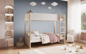 Tipo Bunk Bed - Available in Grey Or White - Trundle Option