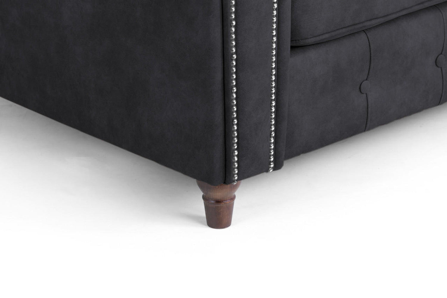 Oakland Sofa - Available in 3, 2, Armchair or 2 Seater Sofa Bed - Colour Options Faux Leather Tan or Charcoal