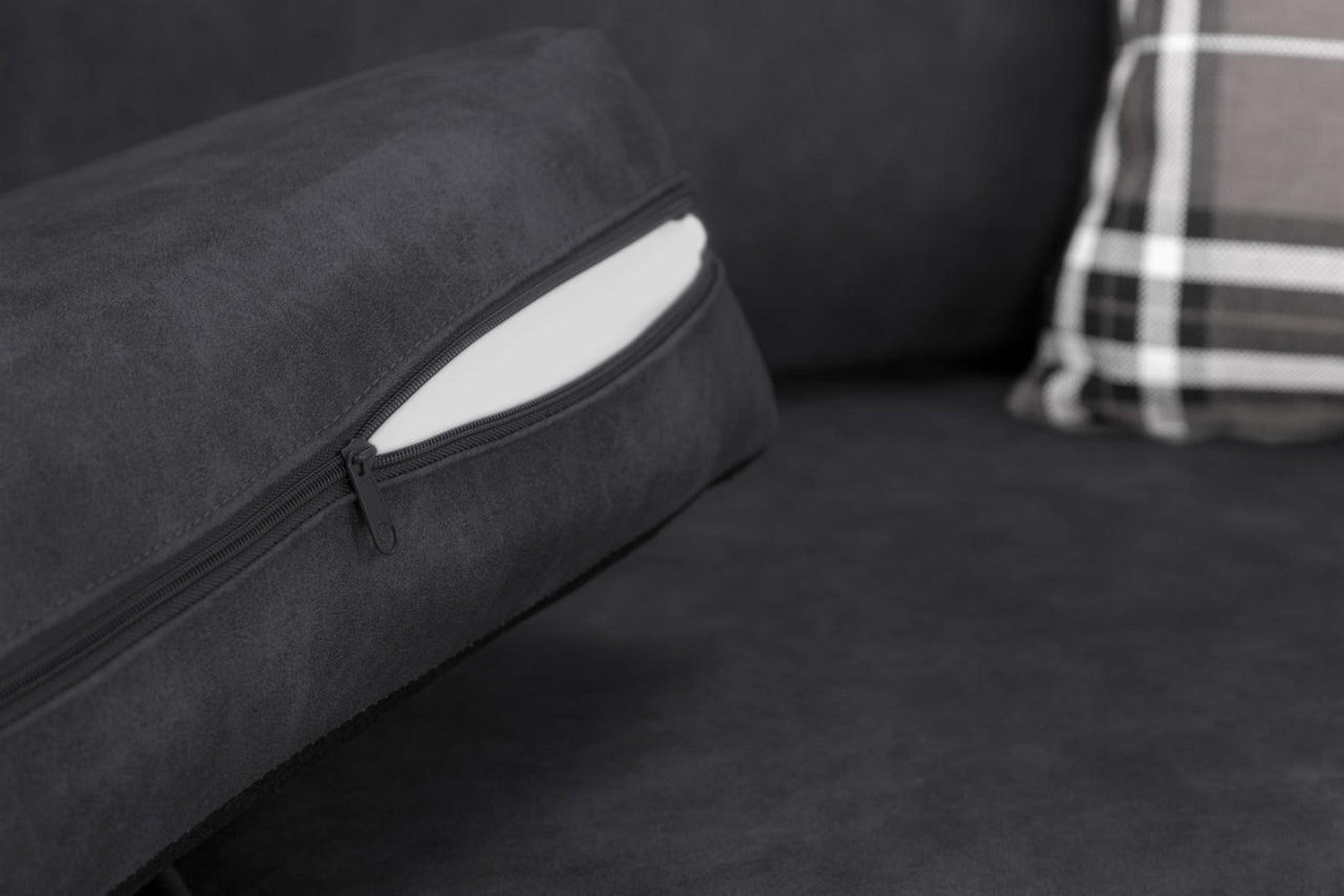 Oakland Sofa - Available in 3, 2, Armchair or 2 Seater Sofa Bed - Colour Options Faux Leather Tan or Charcoal