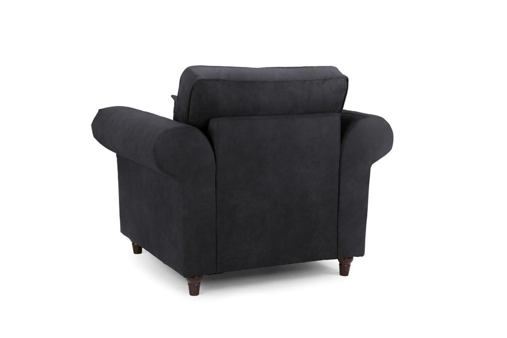 Oakland Sofa - Available in 3, 2, Armchair or 2 Seater Sofa Bed - Colour Options Faux Leather Tan or Charcoal