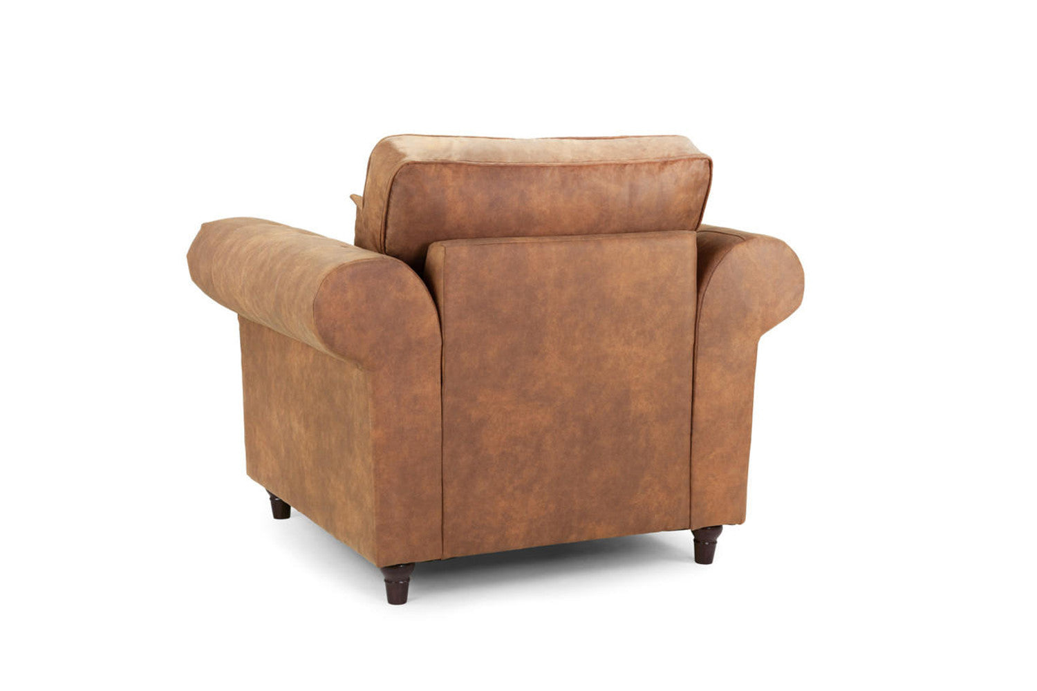 Oakland Sofa - Available in 3, 2, Armchair or 2 Seater Sofa Bed - Colour Options Faux Leather Tan or Charcoal