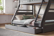 Load image into Gallery viewer, Ollie Triple Bunk Bed - Colour Option Grey or White
