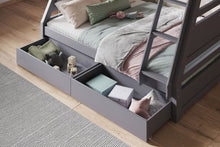 Load image into Gallery viewer, Ollie Triple Bunk Bed - Colour Option Grey or White
