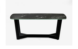 Olympus Coffee Table - Black or White Marble - 60cm D x 110cm W x 40cm H