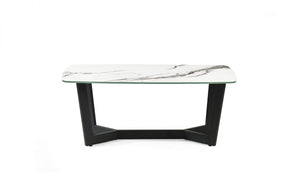 Olympus Coffee Table - Black or White Marble - 60cm D x 110cm W x 40cm H