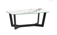 Load image into Gallery viewer, Olympus Coffee Table - Black or White Marble - 60cm D x 110cm W x 40cm H
