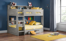 Load image into Gallery viewer, Kids Orion Bunk - Grey Oak, Pure White or Sonoma Oak - Optional Mattress
