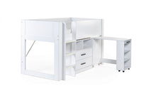 Load image into Gallery viewer, Kids Otis Midsleeper - Available in All White or Urban Rustic And Black - Mattress Option
