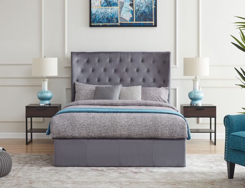 Luxury Holway Curved Headboard With Chesterfield Design - Available in Double and Kingsize (Copy)