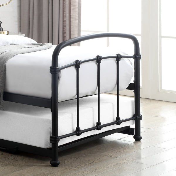 Classic Mostyn Metal Day/Guest Bed - Single 3Ft- Available in SBlack or Antique Bronze
