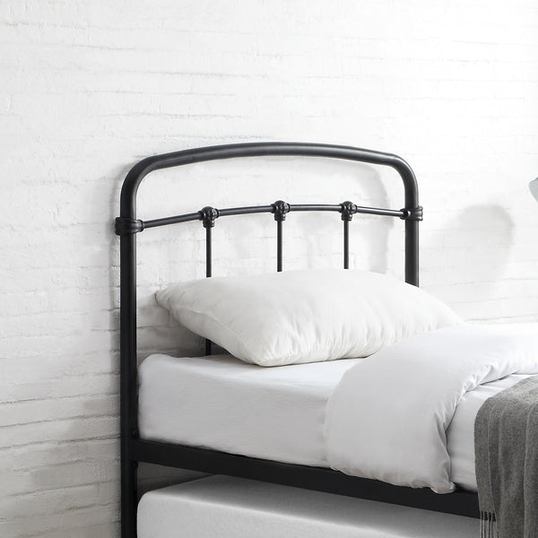 Classic Mostyn Metal Day/Guest Bed - Single 3Ft- Available in SBlack or Antique Bronze
