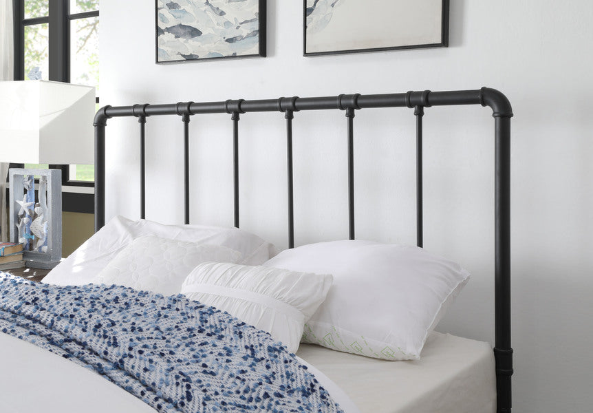 Retro Kinnerton Metal Bed - Double (4'6Ft) & Kingsize (5Ft) - Available in Black or Antique Bronze