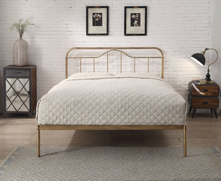 Classic Oakenholt Metal Bed - Double (4'6Ft) & Kingsize (5Ft) - Available in Black or Antique Bronze