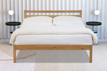 Load image into Gallery viewer, Simplistic Maxwell Wooden Bed - White or Oak Colour Options - Available in Single or Double
