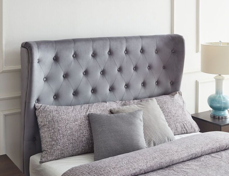 Luxury Holway Curved Headboard With Chesterfield Design - Available in Double and Kingsize (Copy)
