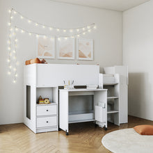 Load image into Gallery viewer, Majestic Marley Mid Sleeper - Available in Grey, White or Sonoma Oak
