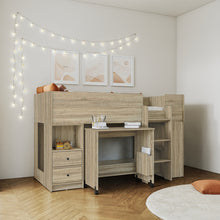 Load image into Gallery viewer, Majestic Marley Mid Sleeper - Available in Grey, White or Sonoma Oak
