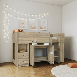 Majestic Marley Mid Sleeper - Available in Grey, White or Sonoma Oak